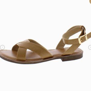 [JANE AND THE SHOE] ELLA ANKLE STRAP STRAPPY FLAT SANDALS